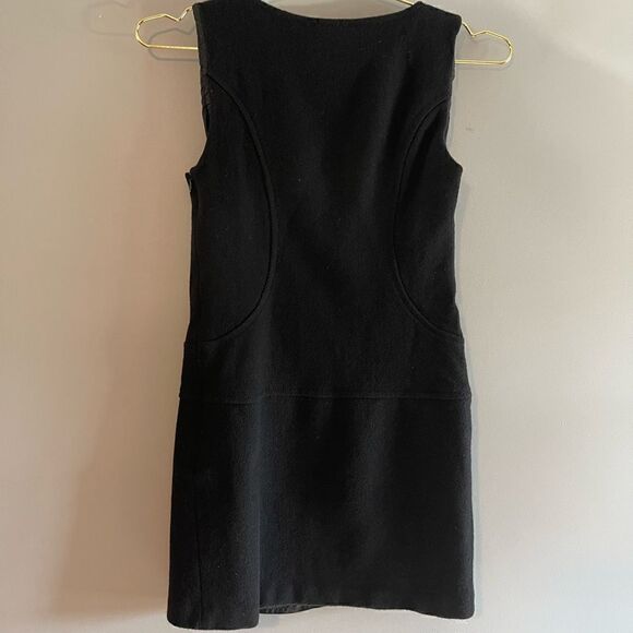 Stile Benetton Sleeveless Wool Mini Dress in Black | SZ XS - Picture 5 of 11